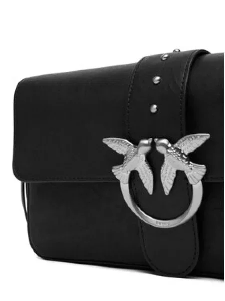 PINKO Ručna torbica Pinko Sacs à main Love One Slouchy Classic V Noir' crna