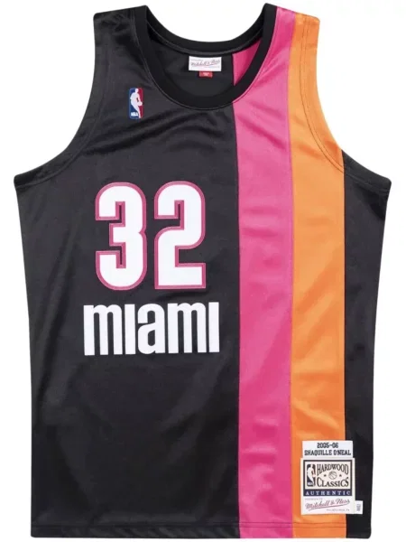 Cămașă Mitchell & Ness din jerseu negru