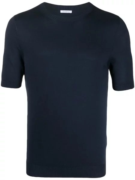 Dzianinowa koszulka Malo niebieska