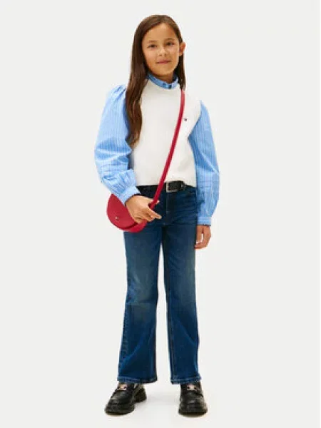 Tommy Hilfiger Džinsai Tamsiai Flare Fit mėlyna