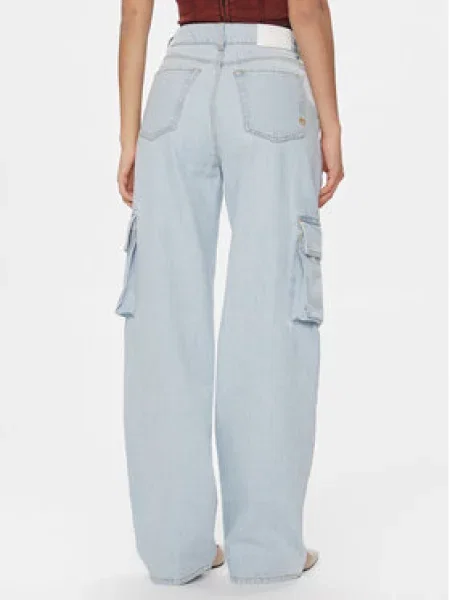 Pinko Traperice Caty Svijetloplava Cargo Fit plava