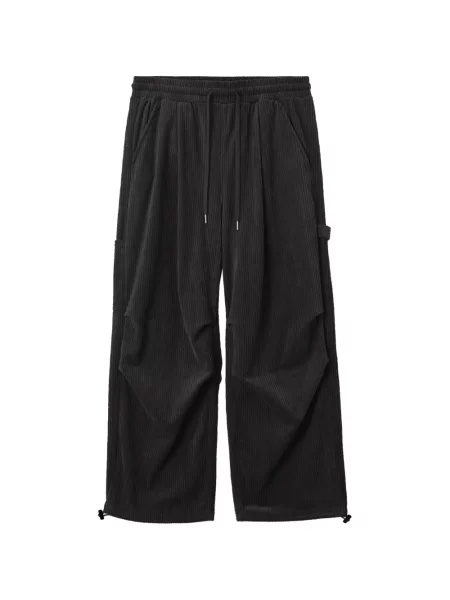 Pantaloni Five Cm de catifea cord gri