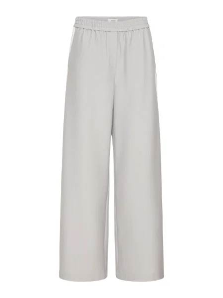 B.young Hlače BYDANTA siva / črna bela