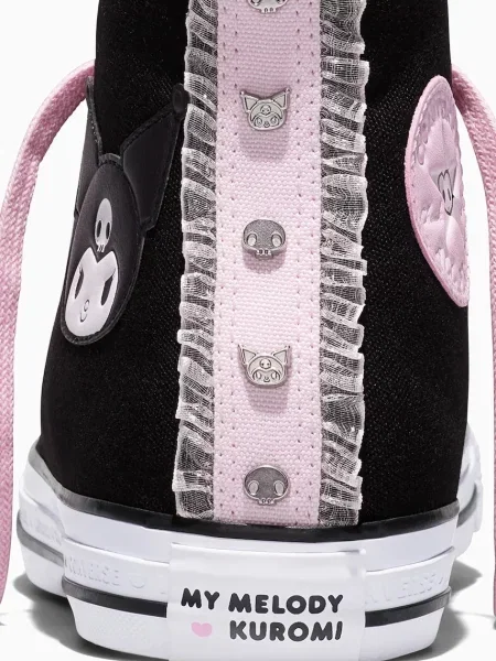 Converse x Hello Kitty Chuck Taylor All Star HI női tornacipők fekete