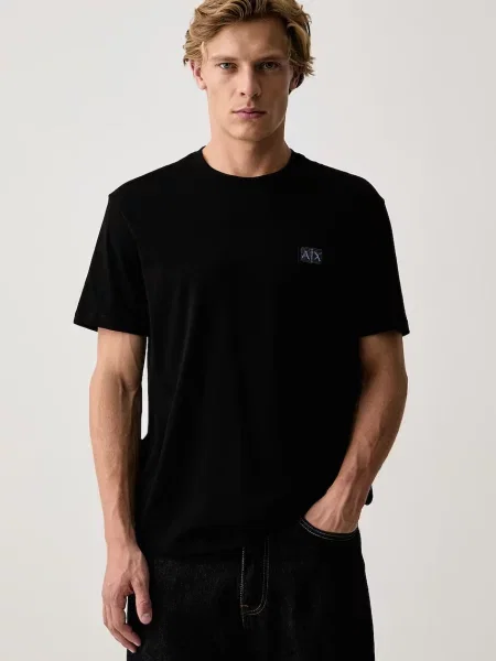 Armani Exchange Tricou negru