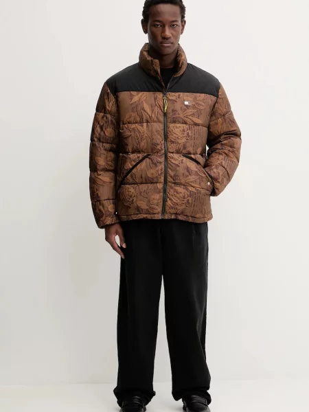Tommy Jeans Bunda hnedá