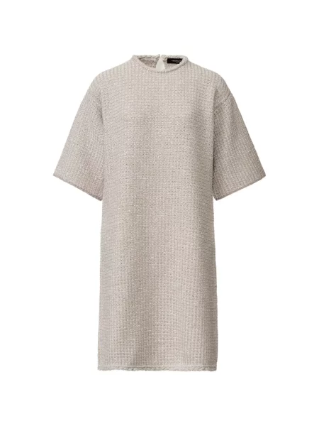 Bouclé rochie midi Fabiana Filippi cu paiete gri