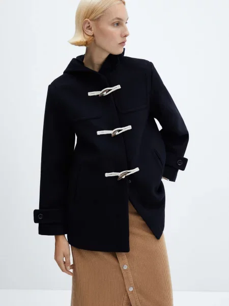 MANGO Do Пальто Темно-синій синє