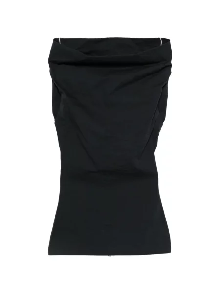Top Issey Miyake asimetric albastru