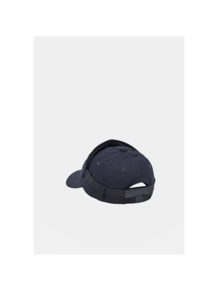 Czapka z daszkiem Emporio Armani z logo niebieska