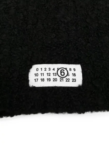 Bouclé căciulă Mm6 Maison Margiela cu autograf negru