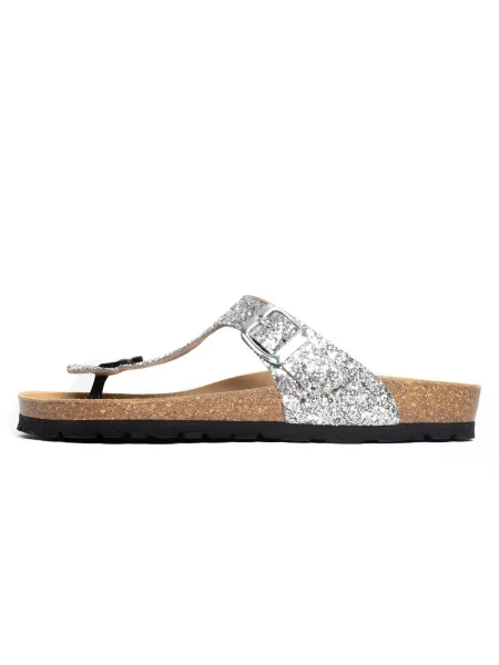 Bayton Flip-flops Mercure' argintiu