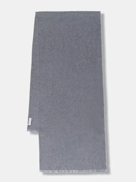 Lanvin fular de lână uni gri