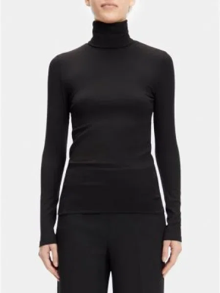 Calvin Klein Bluză cu gât negru