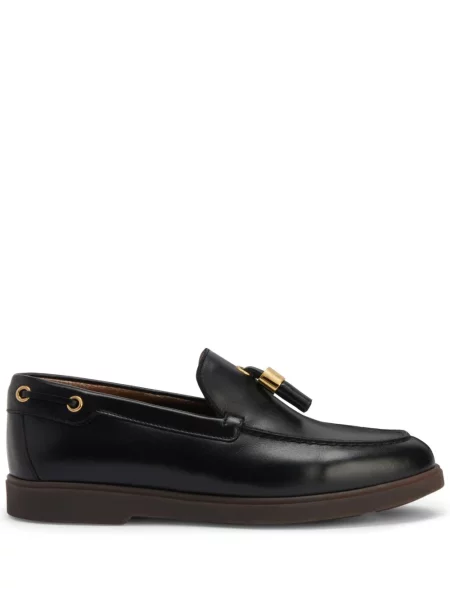 Pantofi loafer Giuseppe Zanotti din piele negru