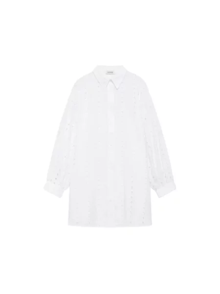 Sukienka koszulowa Anine Bing biała