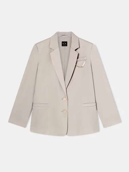 Блейзер Armani Exchange бежевий