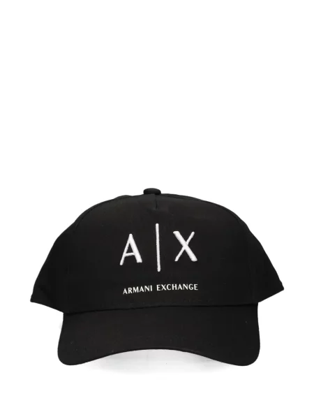 Kšiltovka Armani Exchange s výšivkou černá