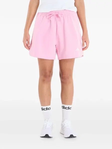 Pantaloni scurți Adidas cu imagine cu cordon roz
