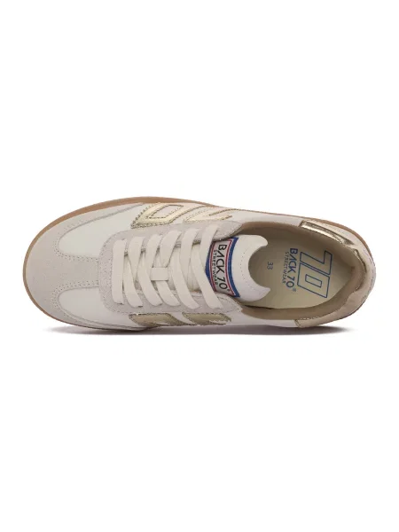 Pantofi Back 70 alb