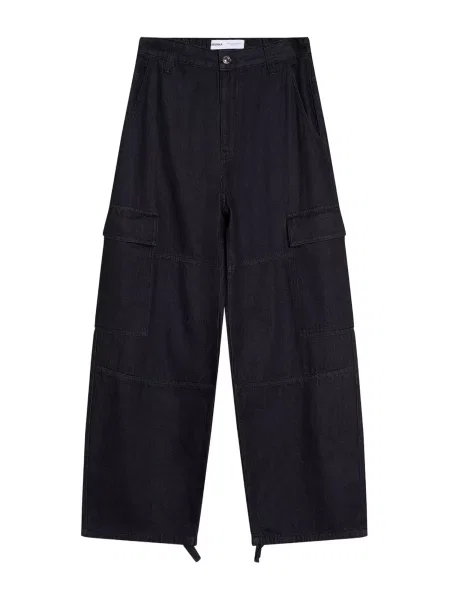 Bershka Pantaloni eleganți bleumarin