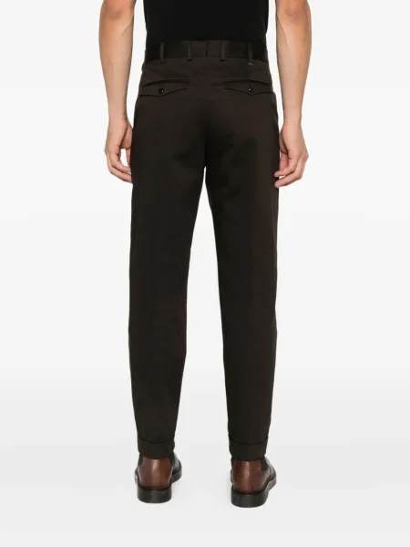 Pantaloni Pt Torino plisate maro
