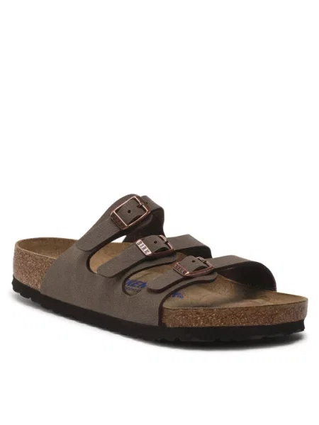 Pantofle Birkenstock hnědé