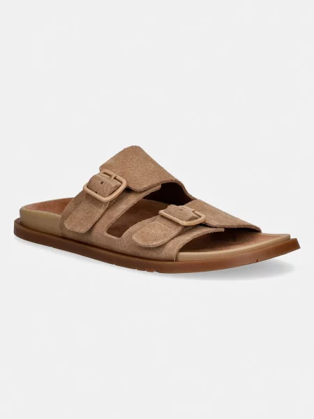 Camper natikače ženske od brušene kože Lluc Sandal bež