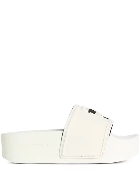 Papuci pentru înot Karl Lagerfeld alb