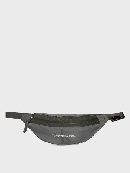Поясна сумка Calvin Klein Jeans сіра