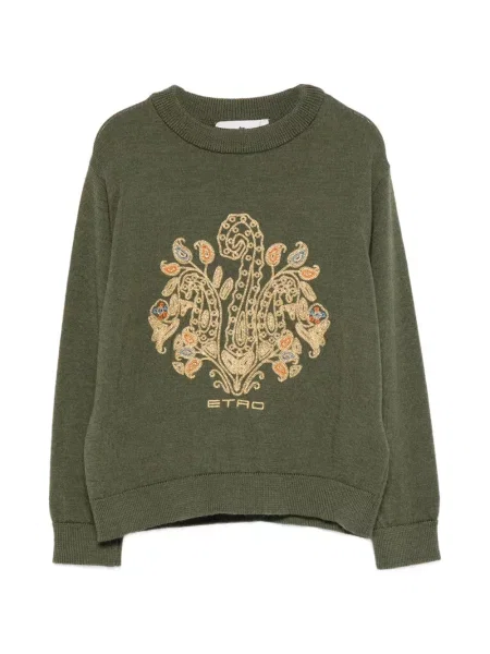 Sweter dziecięcy Etro zielony