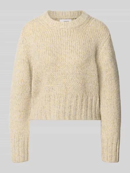 Sweter z dzianiny o kroju relaxed fit z domieszką bawełny Topshop