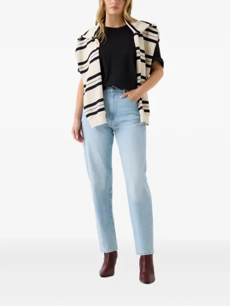 Blugi mom fit Guess albastru