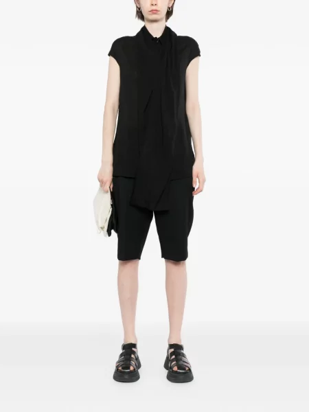 Cămașă Yohji Yamamoto drapată negru