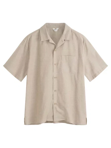 MELA Cămașă VIVEK amestecat bej