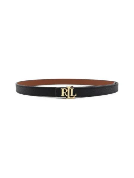 Bőr öv Lauren Ralph Lauren fekete