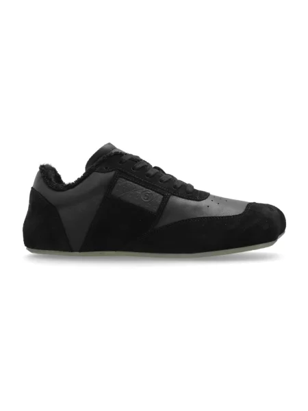 Sneakersy Mm6 Maison Margiela skórzane czarne