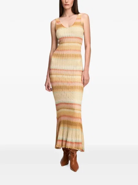 Rochie maxi Cinq A Sept cu dungi