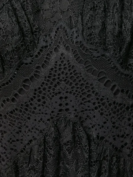 Rochie maxi Rabanne din dantelă de costum negru