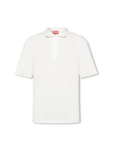 Koszulka polo Diesel biała