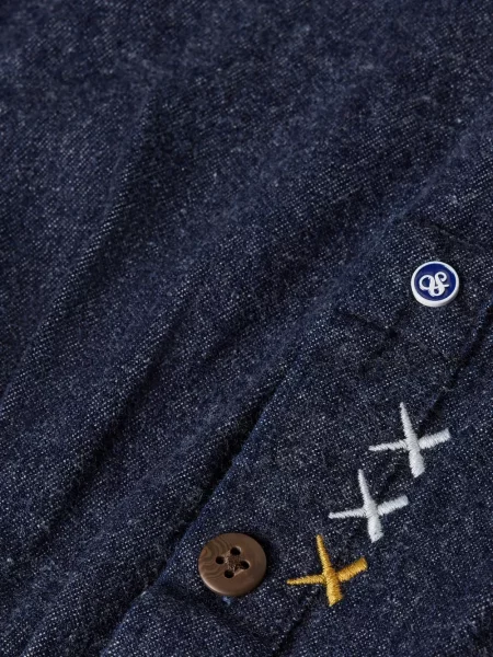 Cămașă de blugi Scotch & Soda albastru