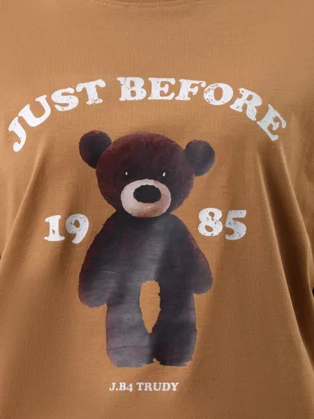 Футболка J.b4 Just Before коричневая