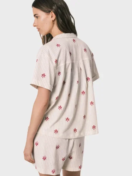 Пижама Women'secret в полоску белая