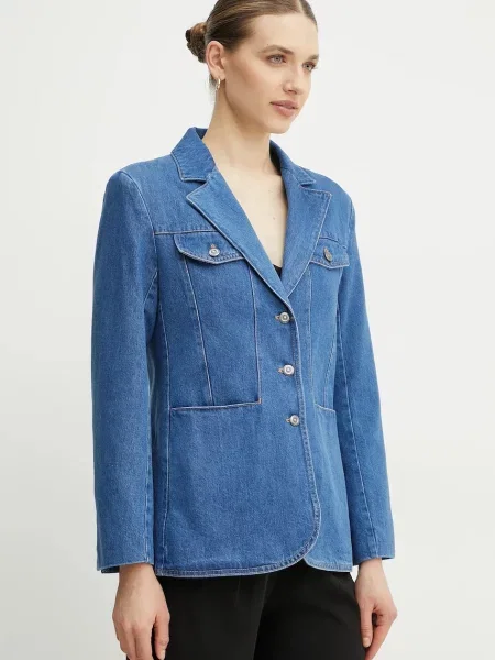 Vestă denim Boss albastru