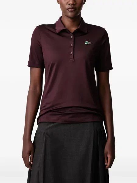 Golf tricou polo Lacoste stretch roșu