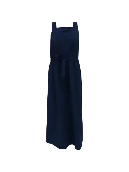 Cu centură rochie midi Max Mara albastru