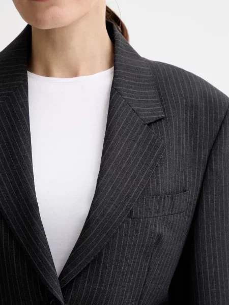 Пиджак Filippa K однобортный серый