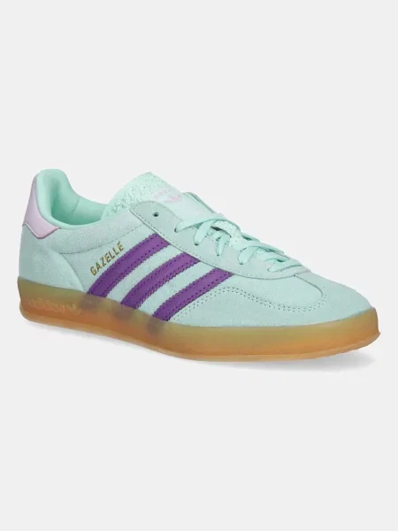 Adidas Originals sneakersy zamszowe Gazelle Indoor W turkusowy zielone