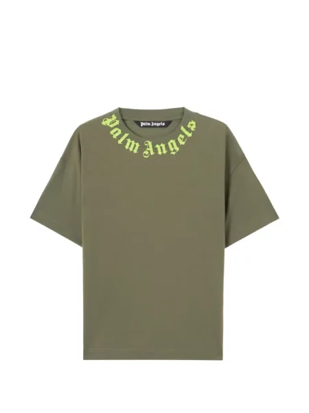 Tricou Palm Angels cu autograf verde