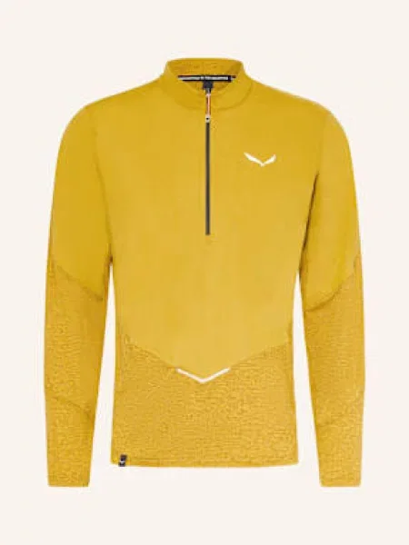 Salewa Bunda Midlayer Pedroc Dry Wind tmavě žlutá